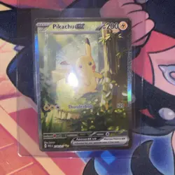 Pikachu EX 276/217 Mega Evolutions: Ascended Heroes Special Illustration Rare - Image 1