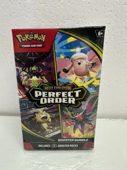 Pokemon Mega Evolution Perfect Order Booster Bundle Box (6 Packs) - Presale - Image 1