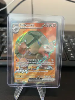 Golem EX 189/165 English Ultra Rare Pokemon Scarlet & Violet 151 NM - Image 1