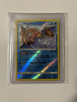 Pokemon TCG Magikarp Common Reverse Holo SM Crimson Invasion 17/111 - NM/LP! - Image 1