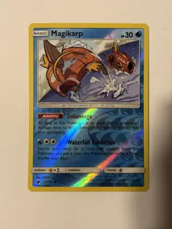 Pokemon TCG Magikarp Common Reverse Holo SM Crimson Invasion 17/111 - NM/LP! - Image 2