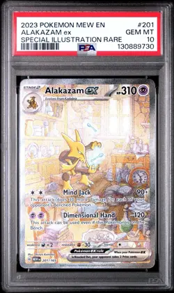 Alakazam ex Special Illustration Rare #201/165 2023 Pokemon Scarlet & Violet 151 - Image 1