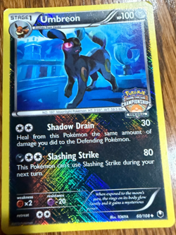 Pokemon TCG Umbreon Holo Rare 60/108 Dark Explorers NM/LP Stage 1 - Image 1