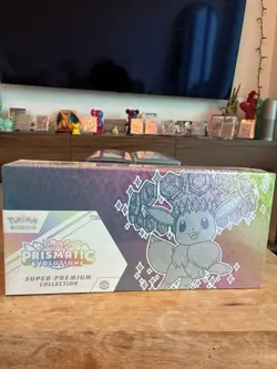 Pokemon Prismatic Evolutions Super Premium Collection SPC Sealed w/ Tiny Rip - Image 1