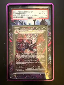 Pokemon 2024 Charizard ex 234/091 SIR Paldean Fates GEM MINT PSA 10 - Image 1