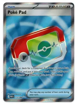 Poke Pad 113/088 Full Art Ultra Rare Mega Evolution: Perfect Order Pokemon TCG - Image 1