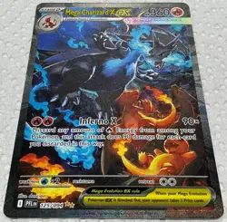 MEGA CHARIZARD X EX 125/094 PHANTASMAL FLAMES POKEMON NM/M - Image 2