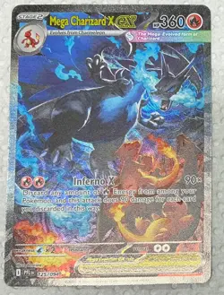 MEGA CHARIZARD X EX 125/094 PHANTASMAL FLAMES POKEMON NM/M - Image 3