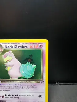 Pokemon TCG Dark Slowbro 12/82 Team Rocket Vintage Holo WOTC 1999-2000 MP/HP - Image 3