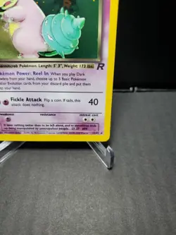 Pokemon TCG Dark Slowbro 12/82 Team Rocket Vintage Holo WOTC 1999-2000 MP/HP - Image 4