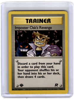 Team Rocket Imposter Oak's Revenge 76/82 Uncommon Pokemon 1st Edition MP - Image 1