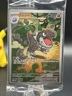 Pokemon TCG - Tyrunt Pokemon Center Stamp Promo MEP 070 Perfect Order *SEALED* - Image 1