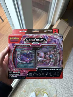 Pokemon TCG Team Rocket's Mewtwo ex League Battle Deck Factory Sealed - Image 1