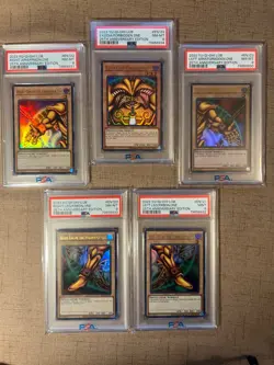 PSA 8 & 9 YuGiOh 2023 Exodia Complete Full Set LOB 120-124 Ultra Rare - Image 1