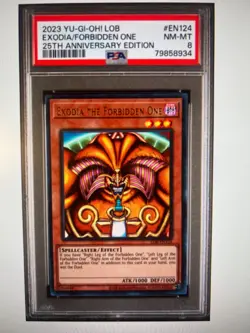 PSA 8 & 9 YuGiOh 2023 Exodia Complete Full Set LOB 120-124 Ultra Rare - Image 2