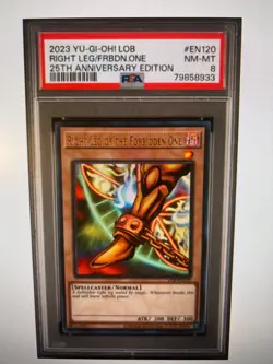 PSA 8 & 9 YuGiOh 2023 Exodia Complete Full Set LOB 120-124 Ultra Rare - Image 4