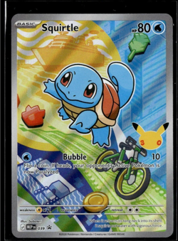 Squirtle Pokemon MEP 039 First Partner Illustration Rare Promo - Image 1