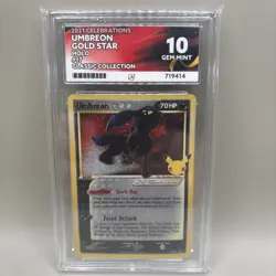 Pokemon TCG Umbreon Gold Star 17/17 Celebrations Ace 10 🔥 - Image 1