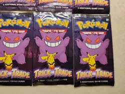 Pokemon Trick Or Trade Lot 2022 (12) Packs Gengar Mewtwo - Image 2