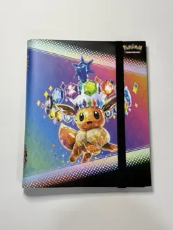 Pokemon Prismatic Evolutions Eevee Binder Collection ***BINDER ONLY*** NEW 2025 - Image 1