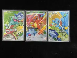Pokemon TCG First Partner Illustration Collection Kanto Series GEN 1 Starters A - Image 1