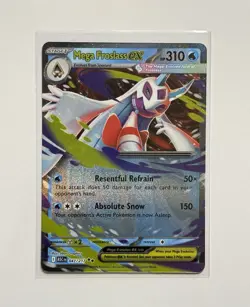Mega Froslass EX 047/217: 310 HP Mega Evolution Holo Pokemon TCG - Image 1