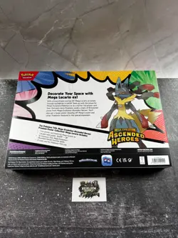 Pokemon TCG: Ascended Heroes Premium Poster Collection - Mega Lucario, Sealed - Image 2