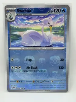 Pokemon TCG Swanna 026/086 (Master Ball Pattern) Sv: White Flare NM - Image 1