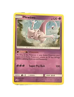 *BLACK STAR* Mewtwo SM77 Bubble Holo Promo NM Pokemon TCG - Image 1