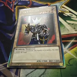 Yugioh! Jack's Knight KICO-EN028 Collector's Rare 1st Edition VLP/NM - Image 2