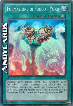 Formazione di Fuoco - Yoko ☻ Super Rara ☻ JOTL IT065 ☻ YUGIOH ANDYCARDS - Image 1