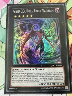 Number C104: Umbral Horror Masquerade JOTL-EN056 Super Rare Unlimited - Image 1