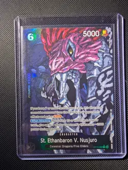 One Piece St. Ethanbaron V. Nusjuro (Alternate) OP13-080 Carrying His Will Foil - Image 1