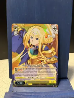 Weiss Schwarz SAO/S100-E006S SR Shout Echoing Across The Battlefield, Alice Engl - Image 1