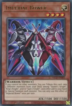 Light Play x 1 Imperial Bower - KICO-EN003 - Ultra Rare - 1st Edition KICO King' - Image 1