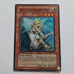 Yu-Gi-Oh! Shire, Lightsworn Spirit SOVR-EN082 Super Rare 1st Edition LP Fairy - Image 1