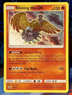 Pokemon SM Black Star Promos Shining Ho-Oh #SM70 - Image 1