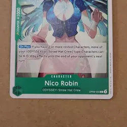One Piece Nico Robin (033) (OP09-033/229) OP09 Emperors in the New World NM TCG - Image 3