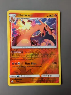 Pokemon TCG - Charizard Reverse Holo Rare - 3/70 - Dragon Majesty - 2018 - NM - Image 1