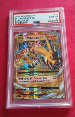 PSA 10 GEM MINT - 2016 Pokemon XY Evolutions M Charizard EX 13/108 Evolutions - Image 1