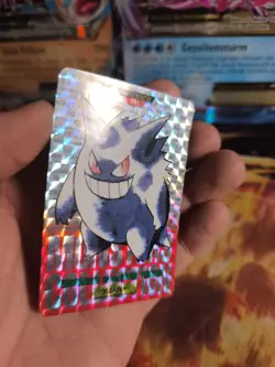 Pokemon Karte Card carddass Monsters collection Red 1996 japan Gengar Prisma GD- - Image 2