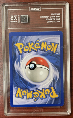 1999 Blastoise 2/102 Base Set Holo TAG 7.5 (PSA 7/8 Comparable) Pokemon Card - Image 2