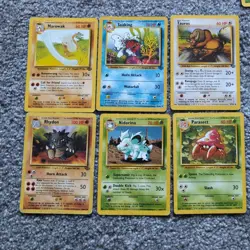 Original 1999 Pokemon Jungle 31 different base Pokemon and trainer cards - Image 4