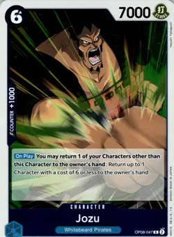 One Piece Two Legends Foil Card OP08-047 Jozu - Image 1
