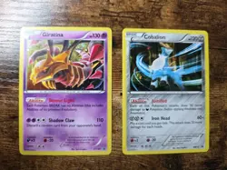 Pokemon Card 2 Lot Giratina XY184 Cobalion BW72 Black Star Promo Holo - Image 2