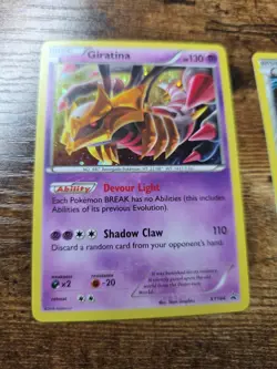 Pokemon Card 2 Lot Giratina XY184 Cobalion BW72 Black Star Promo Holo - Image 4