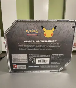 Pokemon TCG Card: Celebrations Large Tin 25th Anniversary (READ DESCRIPTION) - Image 3