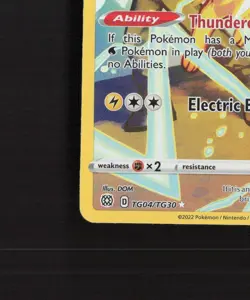 Jolteon TG04/TG30 Brilliant Stars Full Art Ultra Rare Holo Pokemon Card NM - Image 5