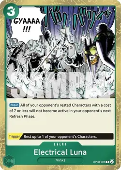 Electrical Luna OP08-036 Two Legends Foil - for BeardedBlue_Cards - Image 1