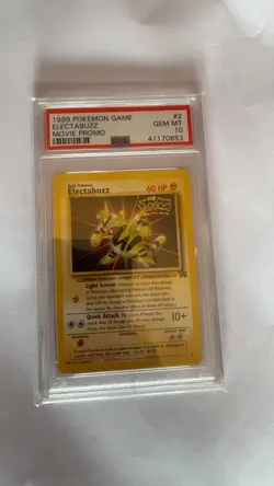 Pokemon Electabuzz 1999 Movie Promo PSA 10 - Image 1